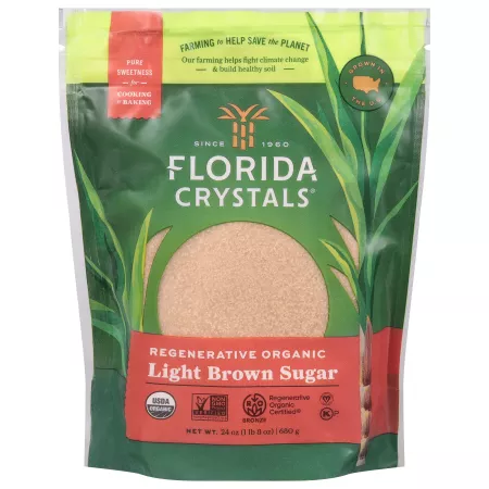 regenerative organic light brown sugar